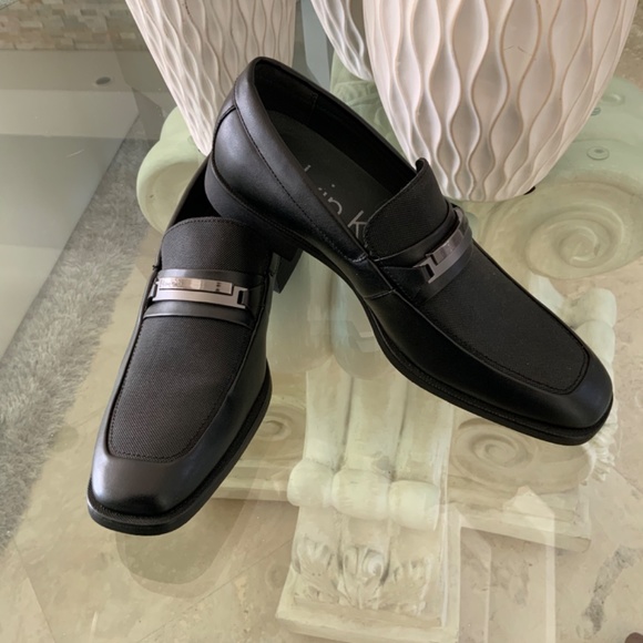 Mens NEW CALVIN KLEIN BLACK LOAFER  size 11